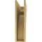 Ekena Millwork 7"W x 28"D x 28"H Thin Yorktown Rough Cedar Woodgrain TimberThane Corbel, Primed Tan CORUR07X28X28YORRCPR - alternate 4